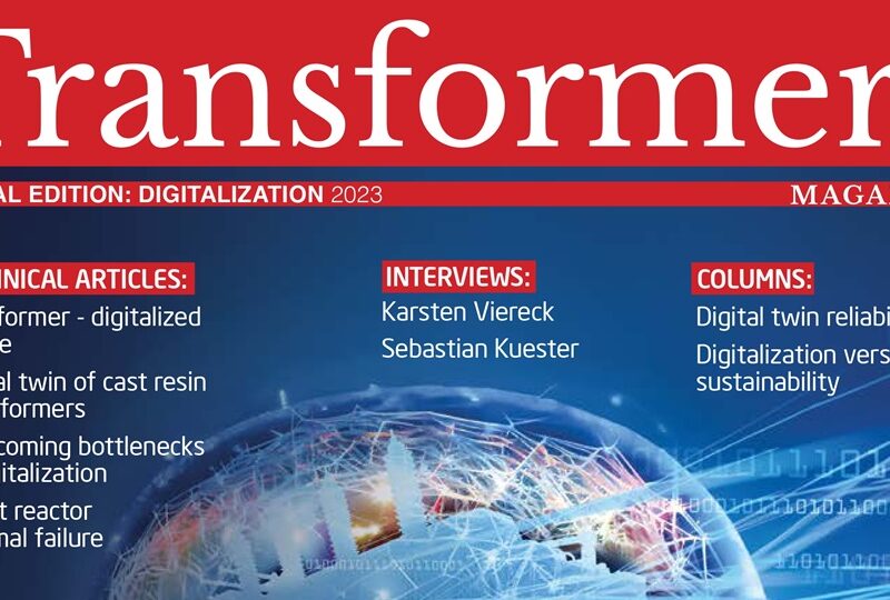 Editorial message Transformers Magazine Special Edition - Digitalization 2023
