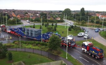 National Grid transports transformers to new substation