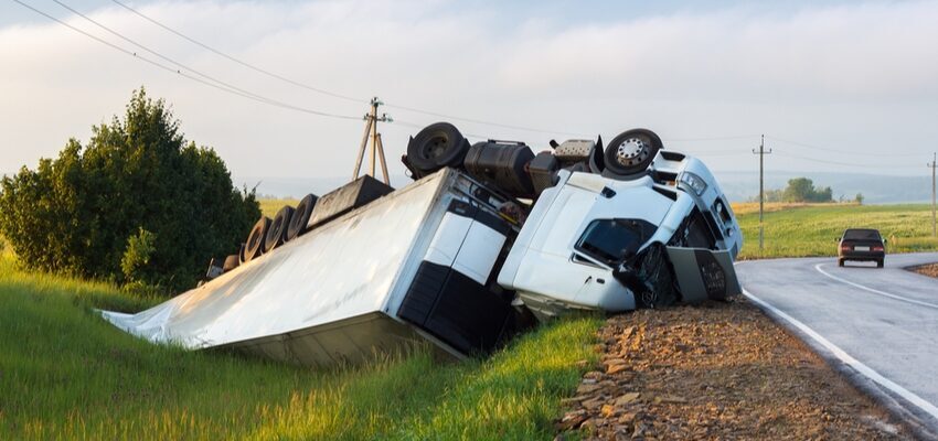 Transformer damaged in road accident