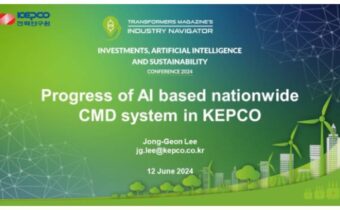 Dr. Jong-Geon Lee, KEPCO: A progress of AI based nationwide condition monitoring and diagnosis system in KEPCO