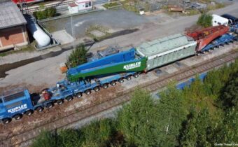 With 56 T from Lichtenfels to the Würgau substation