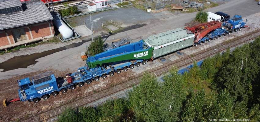With 56 T from Lichtenfels to the Würgau substation