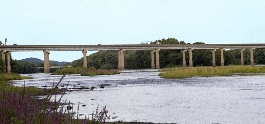 Transport of Panda Liberty transformers to close Wysox river bridge