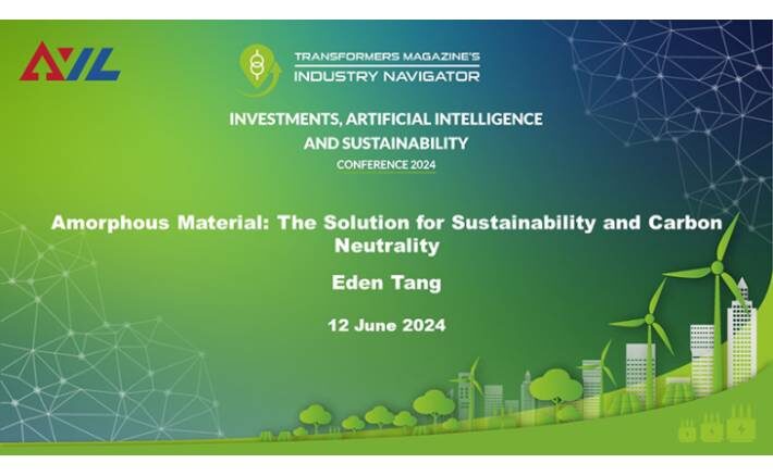 Eden Tang, Qingdao Yunlu Advanced Materials Technology Co., Ltd: Amorphous material solution to the sustainability and carbon neutral