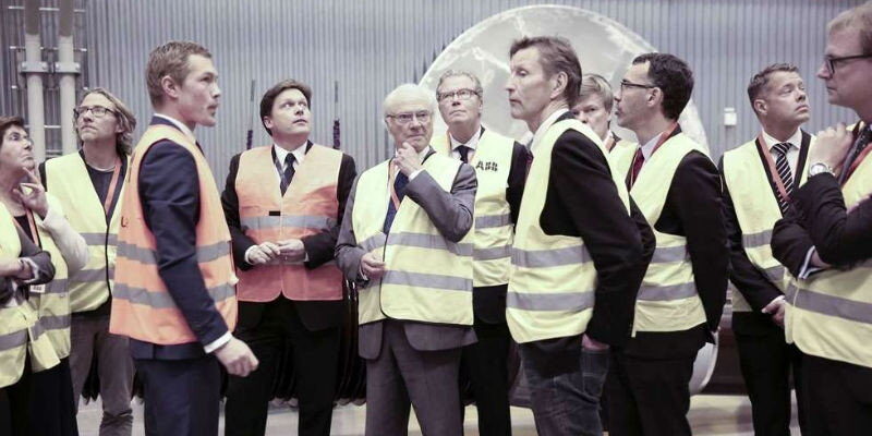 King of Sweden visits ABB in Ludvika