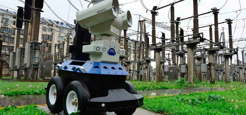 Intelligent Robots presented at Power Substation in Beijing