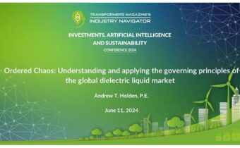 Andrew T. Holden, Ergon: Ordered Chaos: Understanding and applying the governing principles of the global dielectric liquid market