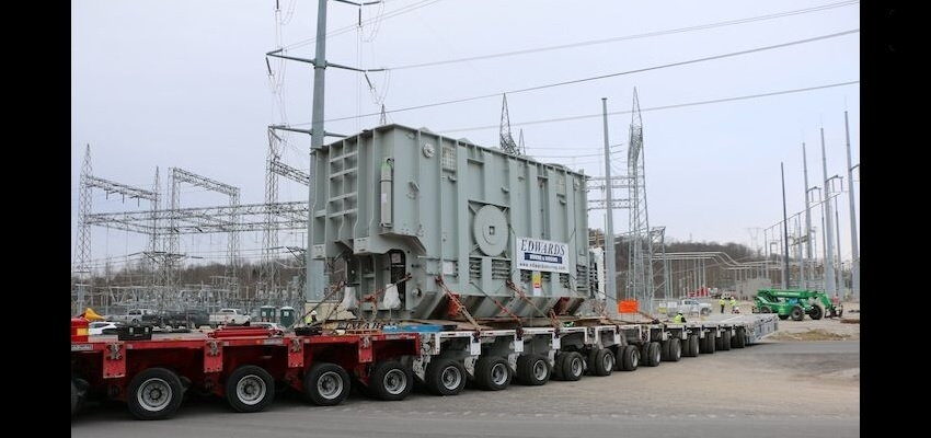 First of four transformers from Europe reaches Kentucky