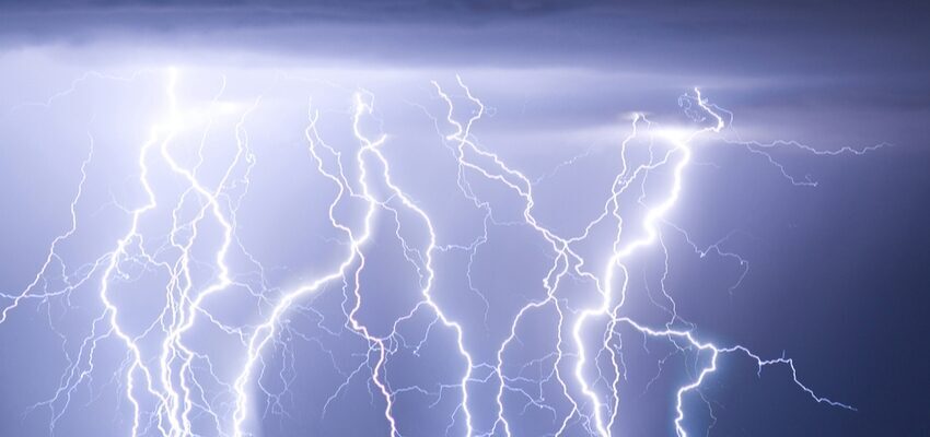 South African substation in Pretoria caught fire after lightning strike
