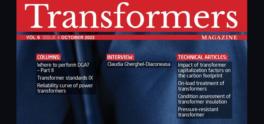 Editorial message Transformers Magazine October 2022 issue