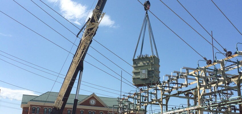 Potomac Edison replaces transformer at a Jefferson County substation
