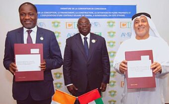 AMEA Power contract signing with Ivory Coast