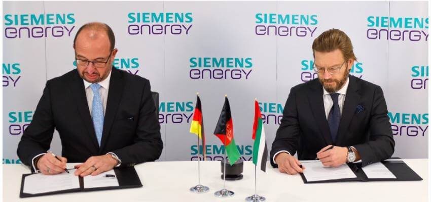 Siemens Energy signs agreement to develop Afghanistan as an energy hub Afghan-signing