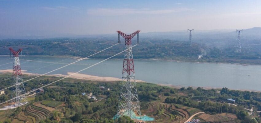 Major Chinese power transmission project fully operational Baihetan-Zhejiang 800 kV UHV DC transmission line China