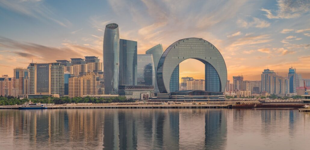 ADB backs Caspian Green Energy Corridor Baku, Azerbaijan_shutterstock_2505568931