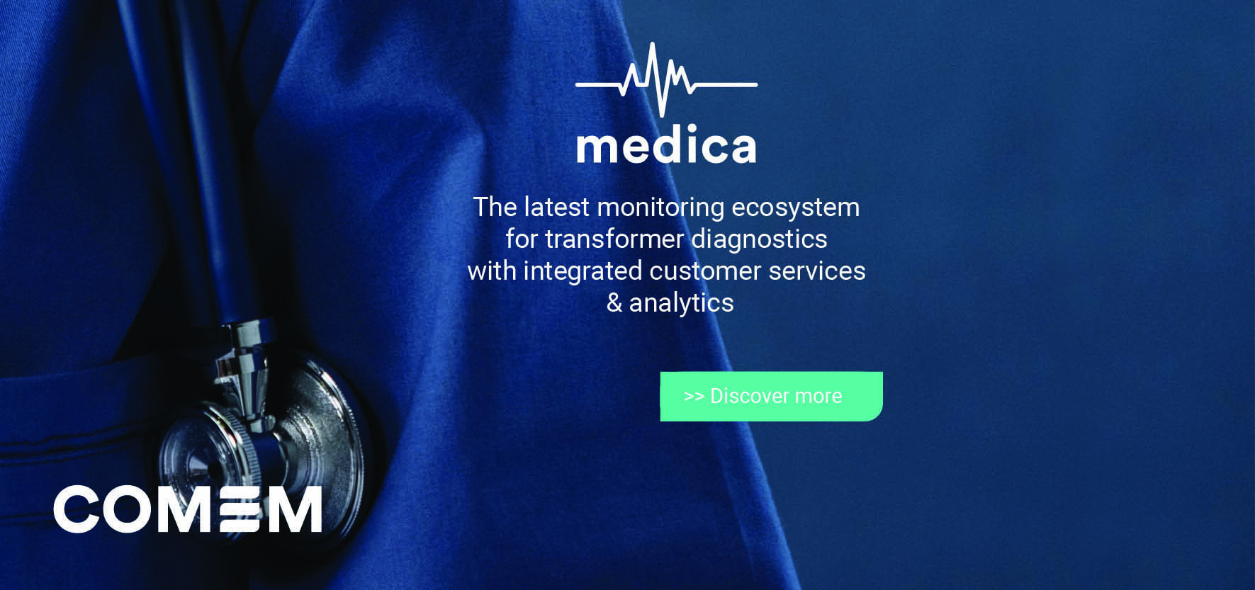 Introducing MeDICA: The latest monitoring ecosystem for transformer diagnostics with integrated customer services and analytics COMEM-MeDICA featured news banner 850 x 400px