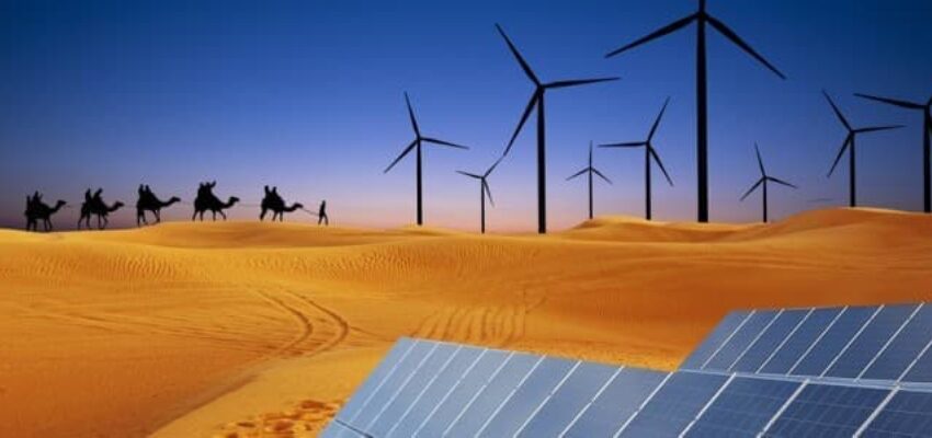 China commences $11 B desert-based renewable project China renewables Kubuqi Desert