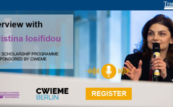 WiPE Interview with Christina Iosifidou – Scholarship programme sponsored by CWIEME BERLIN