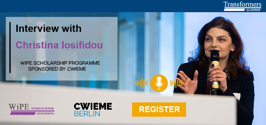 WiPE Interview with Christina Iosifidou – Scholarship programme sponsored by CWIEME BERLIN