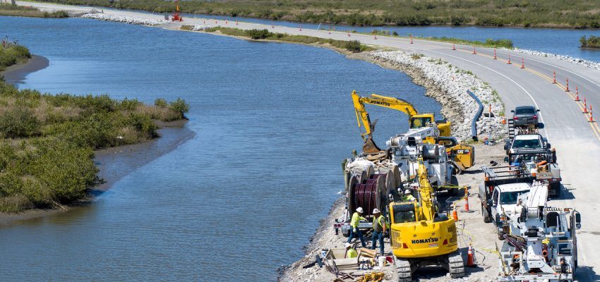Grand Isle gets 13 km underground transmission line Coastal Resilience Entergy 2022