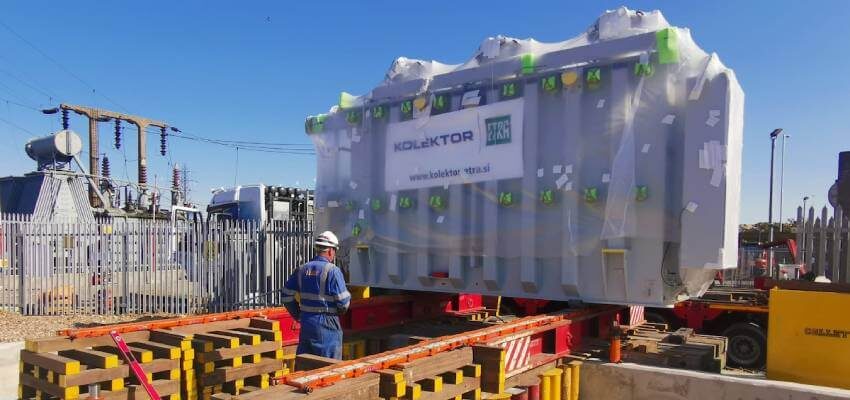 Collett moves transformer from Slovenia to the UK Collett