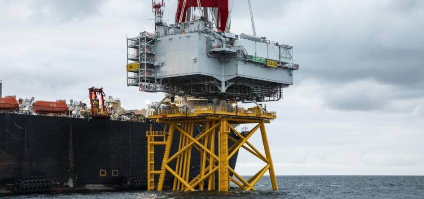 DEME installs first offshore substation in France