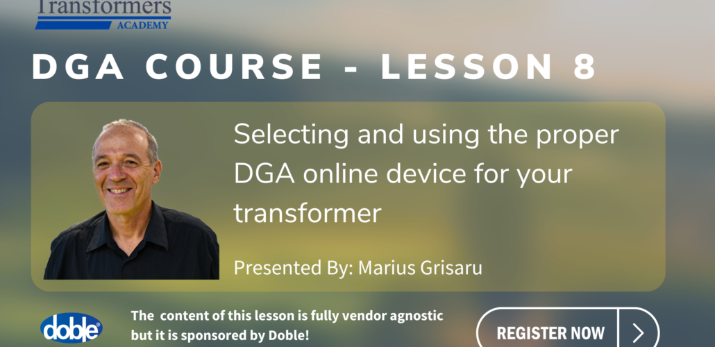 Open for registration: DGA course – e-lesson #8