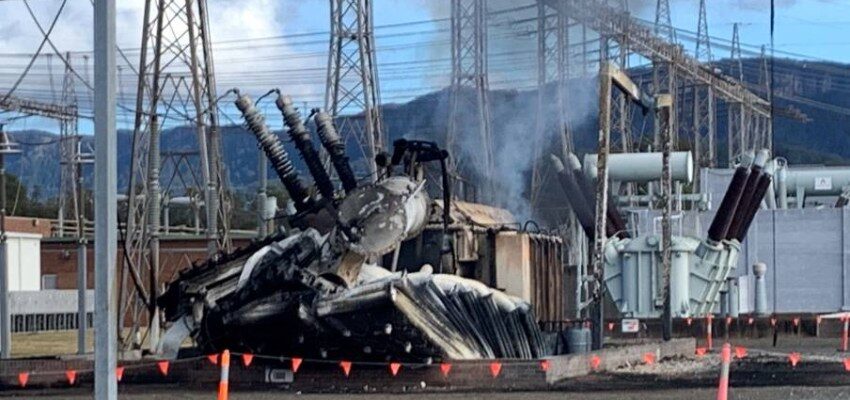 Transgrid将对Dapto变电站火灾展开调查 Dapto substation fire Transgrid