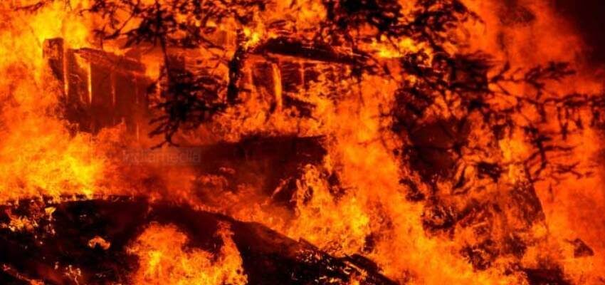 Fire breaks out at Nagarjuna Sagar power plant Fire Accident