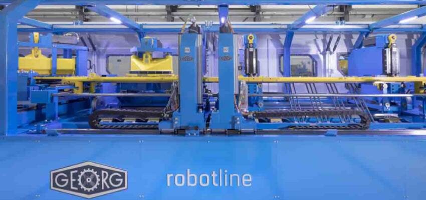 GEORG: The perfect option for truly cost-efficient lamination cutting and stacking GEORG-612-TBA400-Robotline