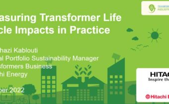 Hitachi Energy presentation II: Measuring Transformer Life Cycle Impacts in Practice Hitachi Energy II illustration - 850 x 400