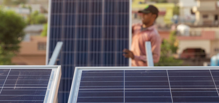 India announces its first 100 % solar-powered village India solar village