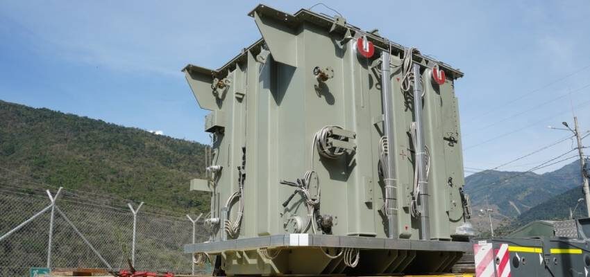 EPM’s Hidroituango project installs 1st of 25 500 kV transformers Ituango transformers