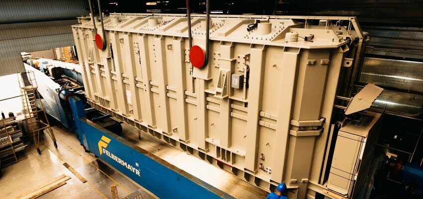 Massive power transformer reaches Abu Dhabi Koncar Power Transformers Ltd., Siemens Energy, power transformer, transport, UAE