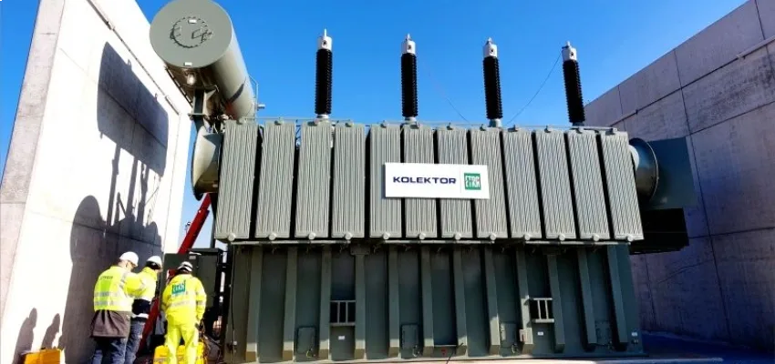 Kolektor Etra assembles two 150 MVA power transformers Kolektor Etra power transformer
