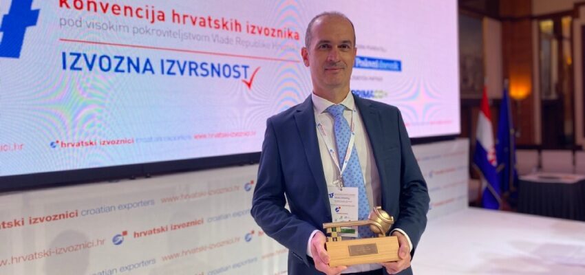 KONČAR D&ST, winner of the Golden Key award for the best large exporter in 2021 Končar D&ST Golden Key award 2022