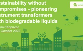 Koncar Instrument Transformers presentation: Sustainability without compromises – pioneering instrument transformers with biodegradable liquids Koncar Instrument Transformers - illustration 850 x 400 px
