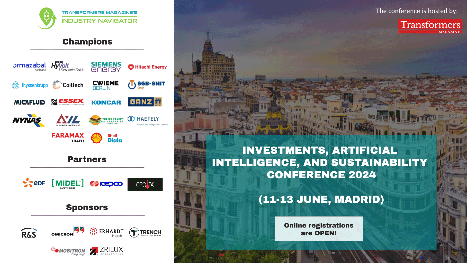 Conference online broadcast: INVESTMENTS, ARTIFICIAL INTELLIGENCE, AND SUSTAINABILITY