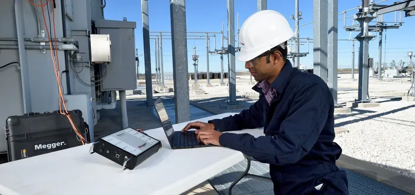 Transformer failure diagnosed with SFRA testing Megger SFRA testing
