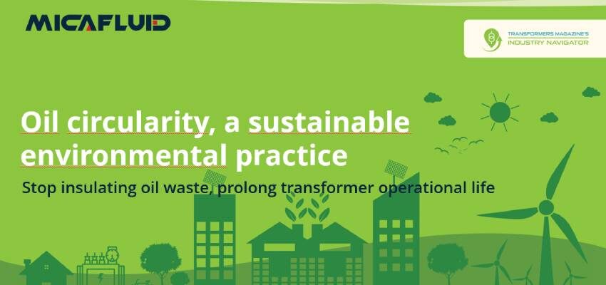 Micafluid presentation: Oil circularity, a sustainable environmental practice Micafluid illustration - 850 x 400 px