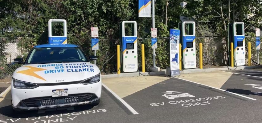 New York state opens fast EV chargers New York EV charging station