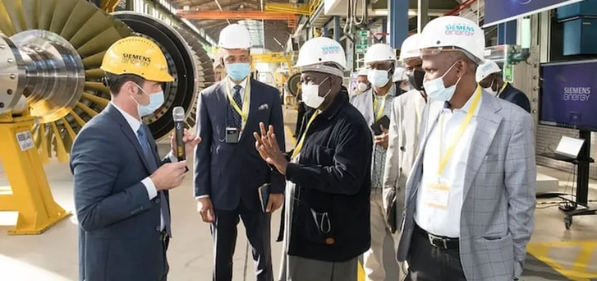 Nigeria’s Minister of Power visits Siemens Energy factory in Germany Nigeria visit to Frankfurt Siemens