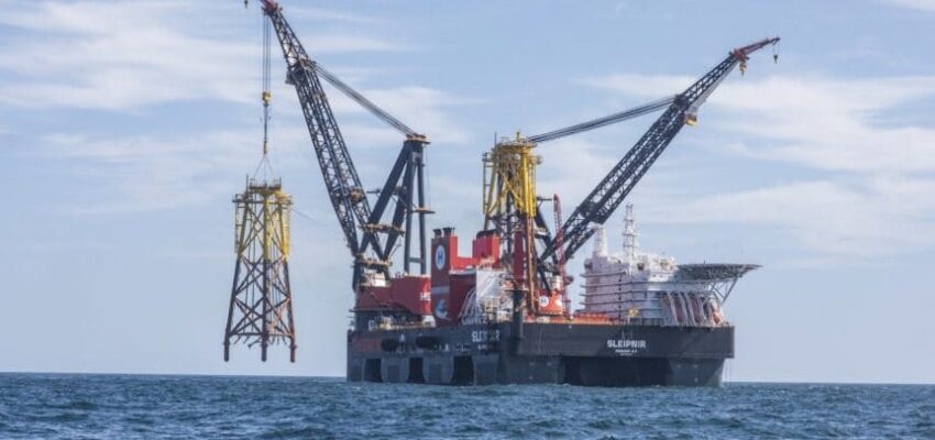 NnG takes huge step forward with first substation in place offshore NnG offshore wind farm