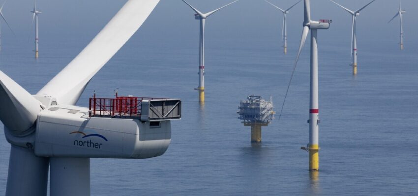 Omexom wins contract for Norther offshore substation maintenance Norther-BV offshore windfarm