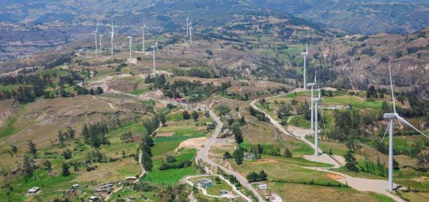 Peru inaugurates the first wind power plant in Cajamarca A wind power plant
