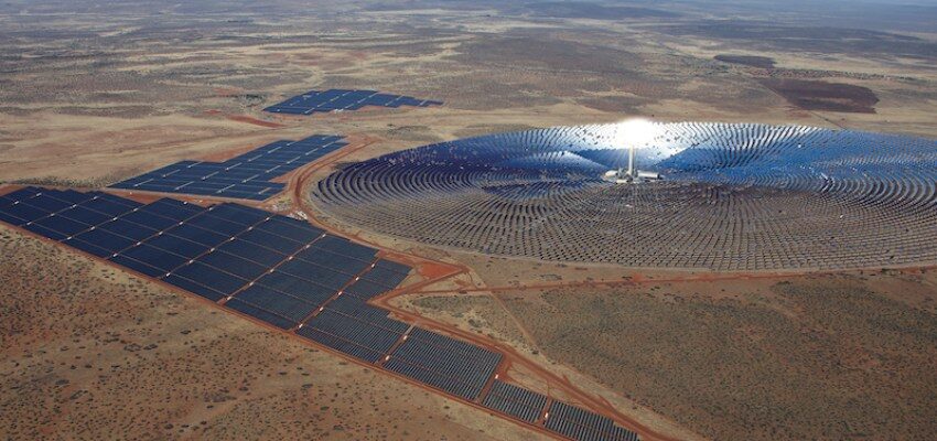 集中式太阳能发电厂有望在 2023 年投产 Redstone solar power project ACWA Power