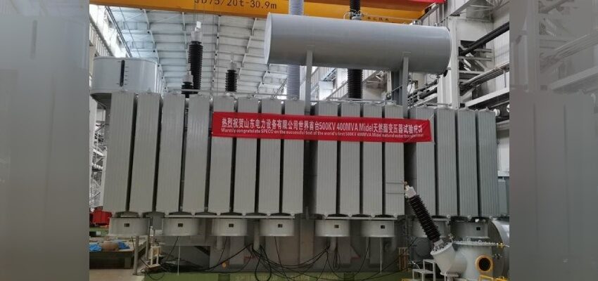 World’s first 500 kV ester transformer presented SPECO ester-filled transformer