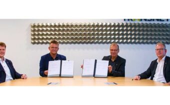a business contract signing
