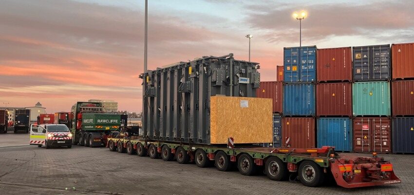 Second transformer set to arrive at Rothienorman Substation SSEN Transmission transformer for Rhothienorman Substation