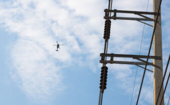 TenneT inspects high-voltage grid using helicopters